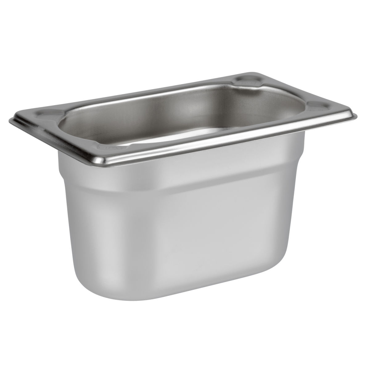 APS GN 1/9 Behälter, Edelstahl; GN 1/9, 1000 ml, 17.6x10.8x10 cm (LxBxT); silber