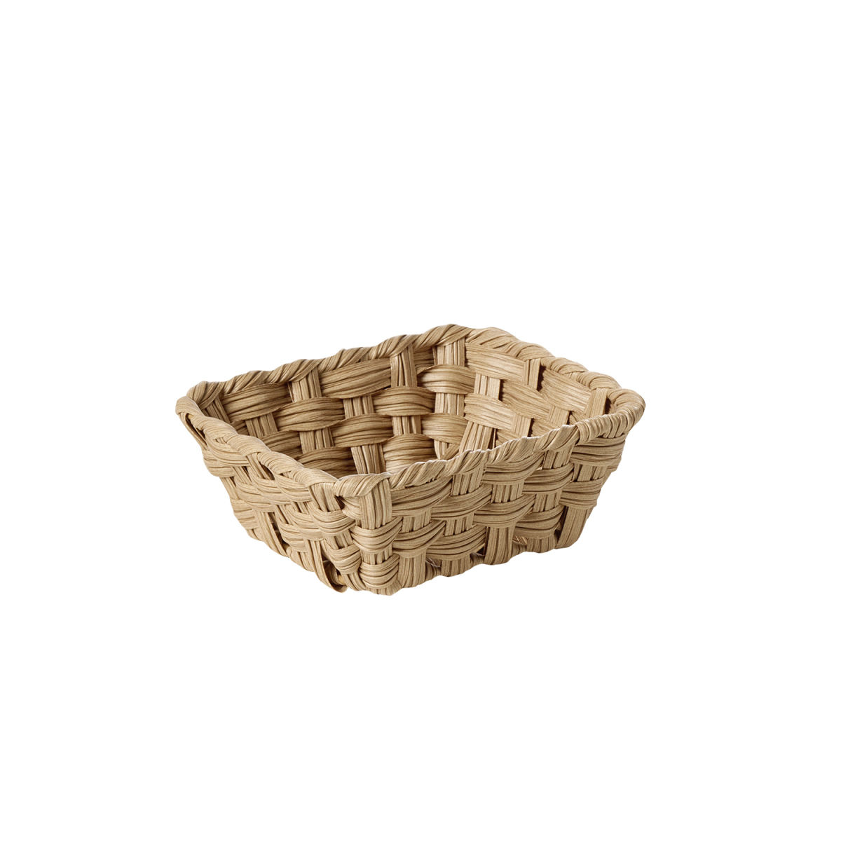 APS GN Korb -TWIRL-; 17.6x16.2x6.5 cm (LxBxH); braun