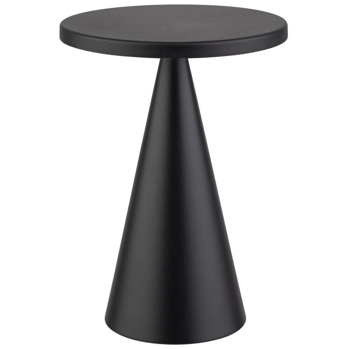 APS Akkutischleuchte CONE; 13x18 cm (ØxH); schwarz
