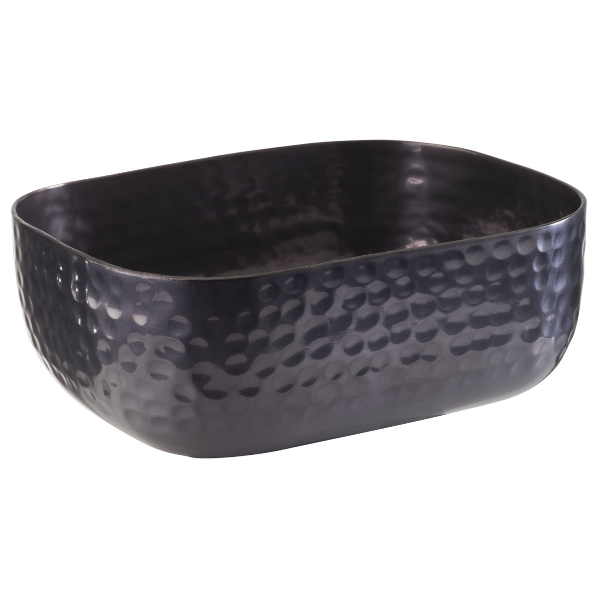 APS Schale CRAFT, Aluminium, groß 700 ml, 15.5x12x5.5 cm (LxBxH); schwarz; rechteckig