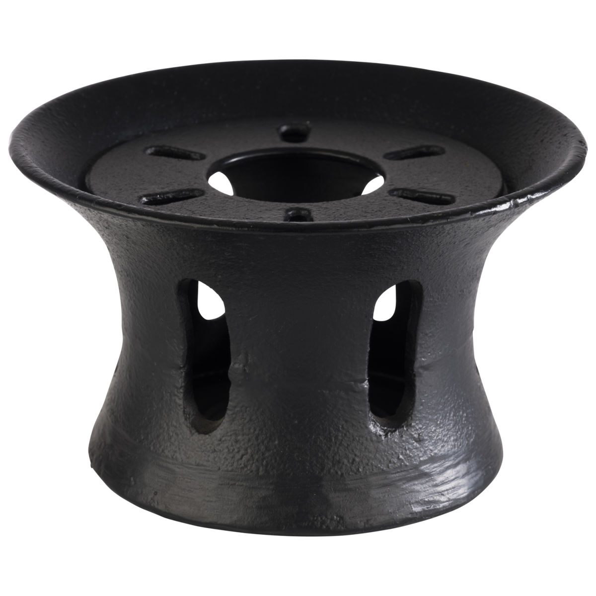APS Stövchen ASIA, Gusseisen 13x13x13x7.5 cm (LxBxØxH); schwarz; rund