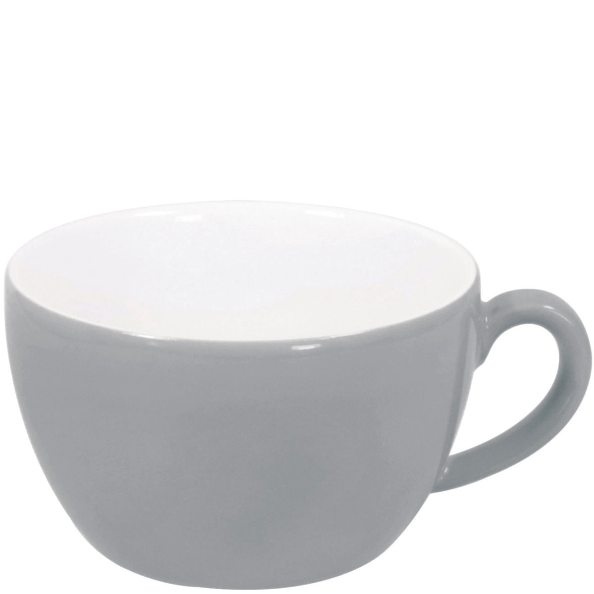 Kahla Cappuccino-Obertasse Pronto Colore 250 ml, 9.5x5.9 cm (ØxH); hellgrau; rund; 6 Stück / Pack