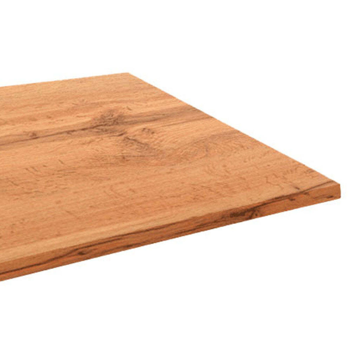 Piano tavolo quadrato, laminato legno RestooTab; 60x60 cm (LxL); quercia; quadrata