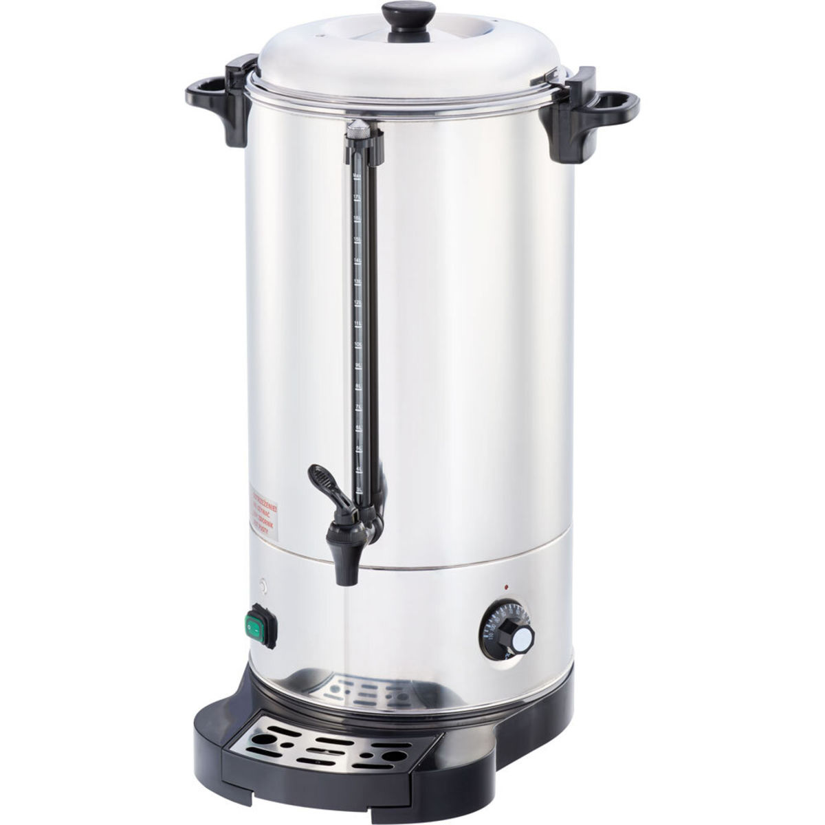 Erogatore di acqua calda a doppia parete da 9 litri Stalgast; 18000 ml, 60.2x28.8 cm (HxØ); argento