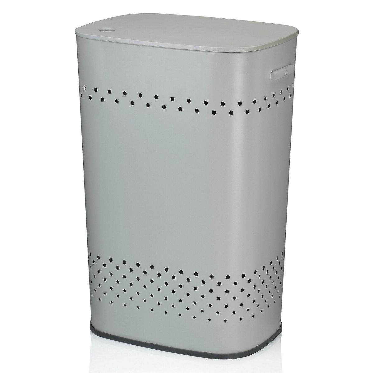 kela Sitz-Wäschebox Malaga Metall 39.5x29.5x57.5 cm (LxBxH); hellgrau