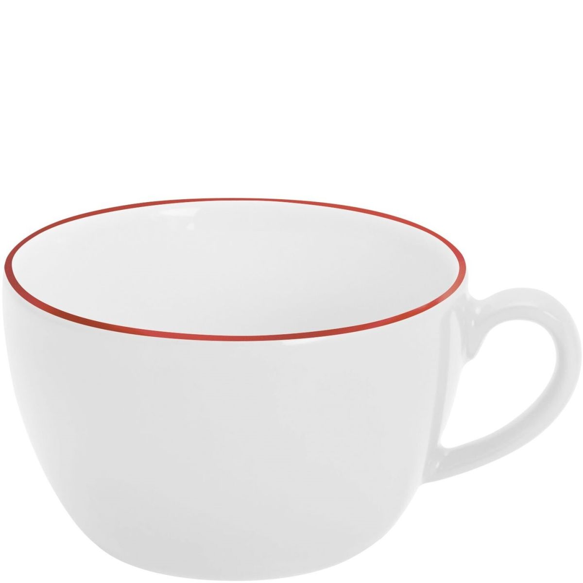 Kahla Cappuccino-Obertasse Pronto Line 250 ml, 9.5x5.9 cm (ØxH); rot; rund; 6 Stück / Pack
