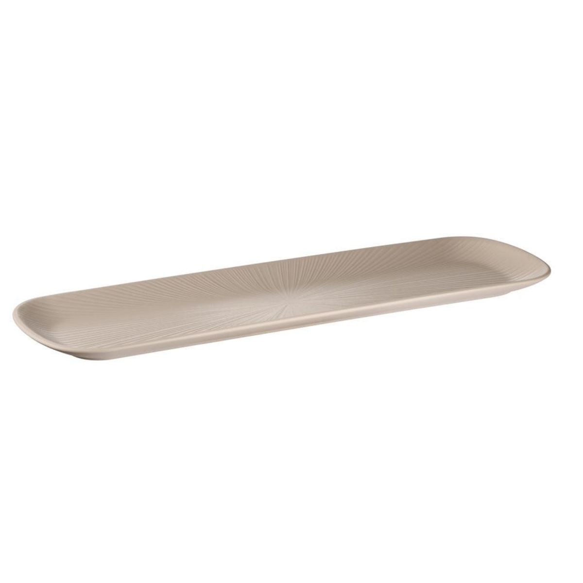 APS Teller NERO, Melamin, eckig; 53x16.2x2.5 cm (LxBxH); beige; rechteckig