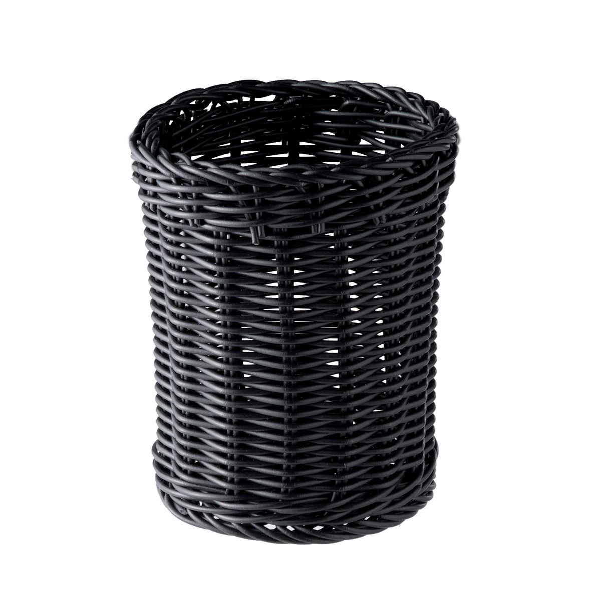 APS Bestekmand Economic rond; 12x15 cm (&Oslash;xH); zwart