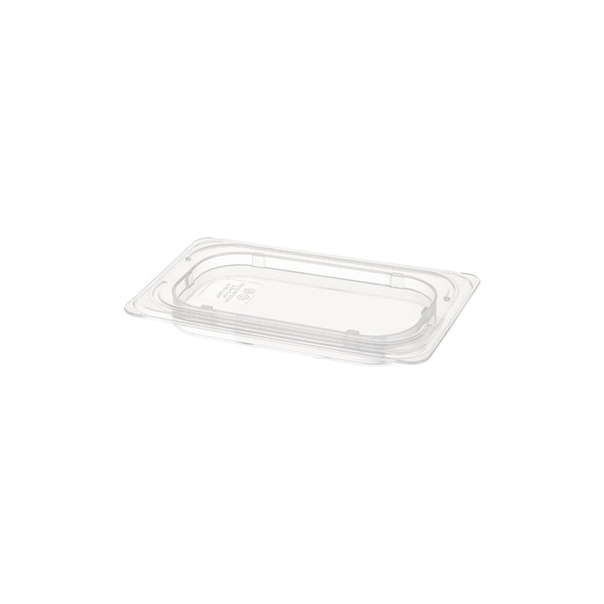 Stalgast GN-Deckel, GN 1/9, dicht schließend, Polypropylen, Serie Protect von Stalgast GN 1/9, 17.6 cm (B); transparent; rechteckig
