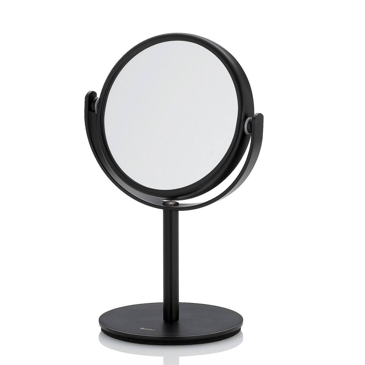 kela Standspiegel Selena Metall 15x8 cm (HxØ); schwarz