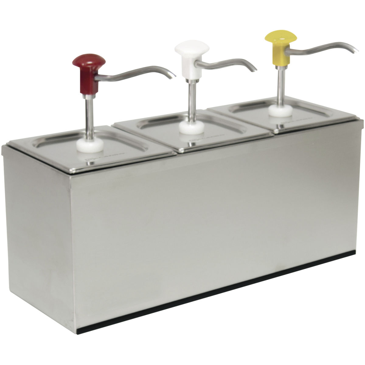 Schneider Druckknopf Dosierspender 3000 ml, 50x18x34 cm (LxBxH); edelstahl
