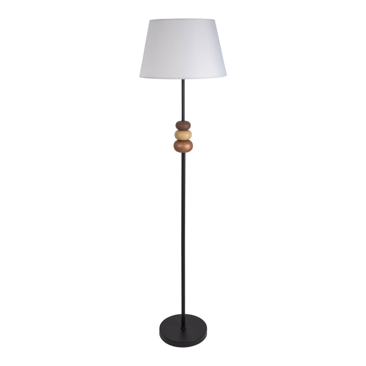NÄVE Leuchten Stehleuchte ELINA 38x38x155x38 cm (LxBxHxØ); schwarz; Gestell schwarz