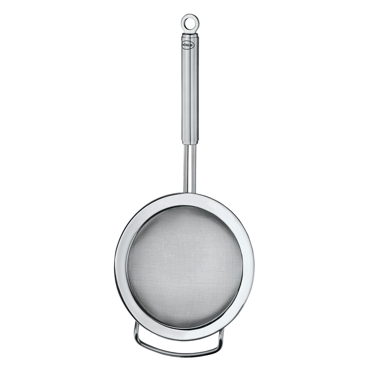 RÖSLE Rundgriff Küchensieb feinmaschig 0.025 l, 29x12x7 cm (LxBxH); silber