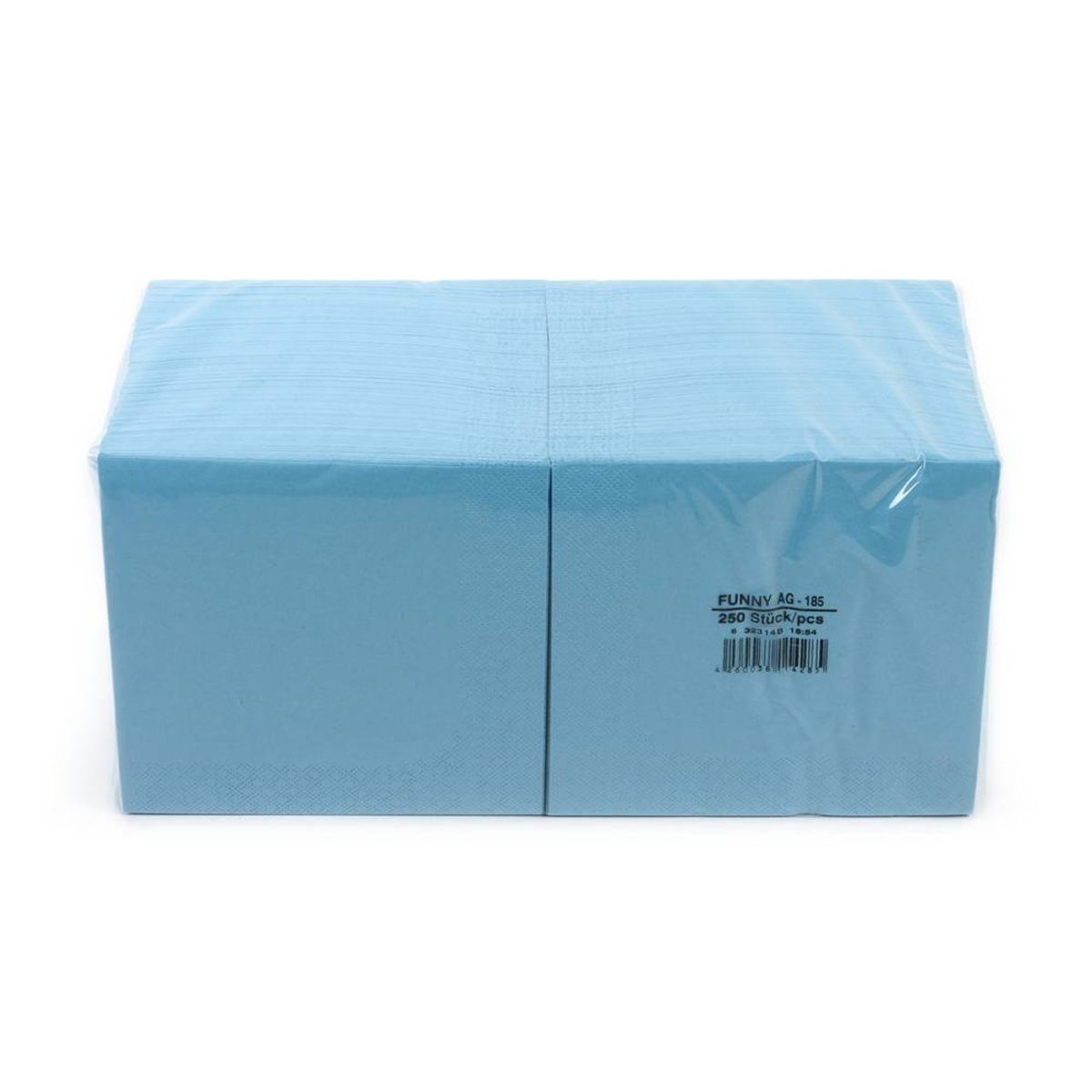 Plock Servietten 33x33 cm, 3-lagig 33x33 cm (BxL); hellblau; 1000 Stück / Pack