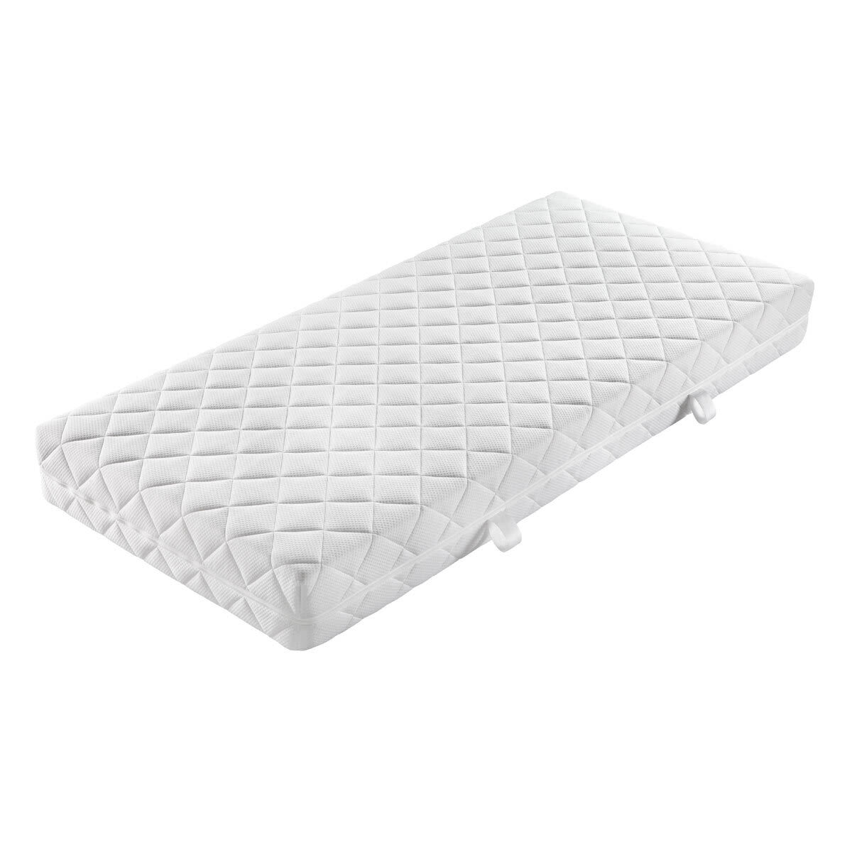 FBF bed&more Tonnen-Taschenfederkernmatratze Tambo 100x200x21 cm (BxLxH); weiß; H2-medium