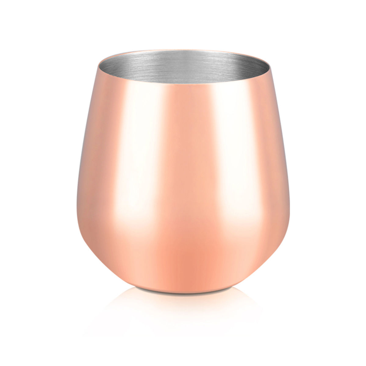 Stalgast 2 Cocktailbecher, Edelstahl 9.6x9.8 cm (ØxH); kupfer; 2 Stück / Pack