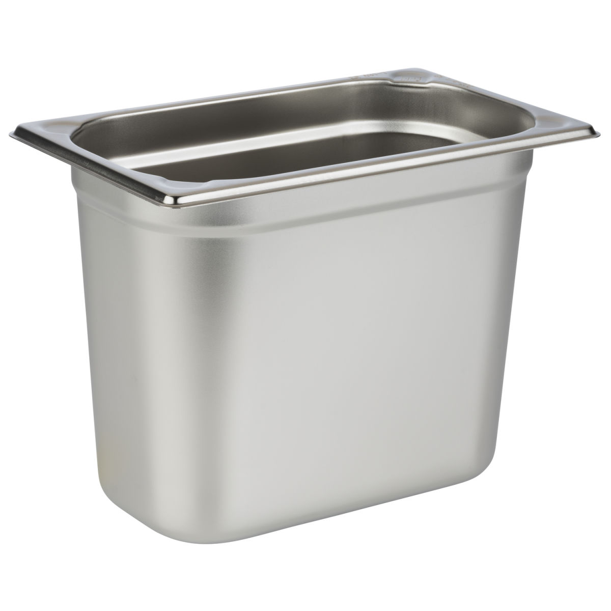 APS GN 1/4 Behälter, Edelstahl GN 1/4, 5.5 l, 26.5x16x20 cm (LxBxT); silber