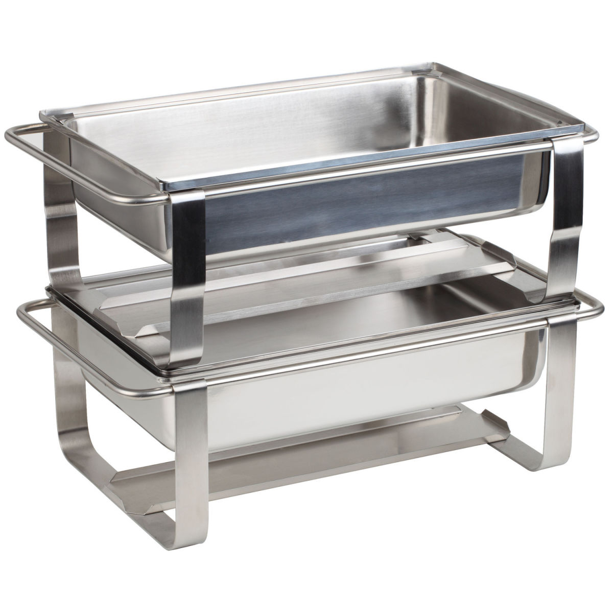 APS Chafing Dish CATERER PRO, Edelstahl; GN 1/1, 64x35x34 cm (BxTxH); silber; rechteckig