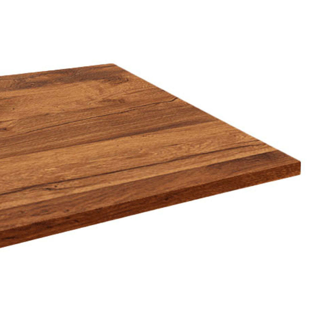 Piano tavolo rettangolare, laminato legno RestooTab; 160x80 cm (LxL); quercia wenge; rettangolare