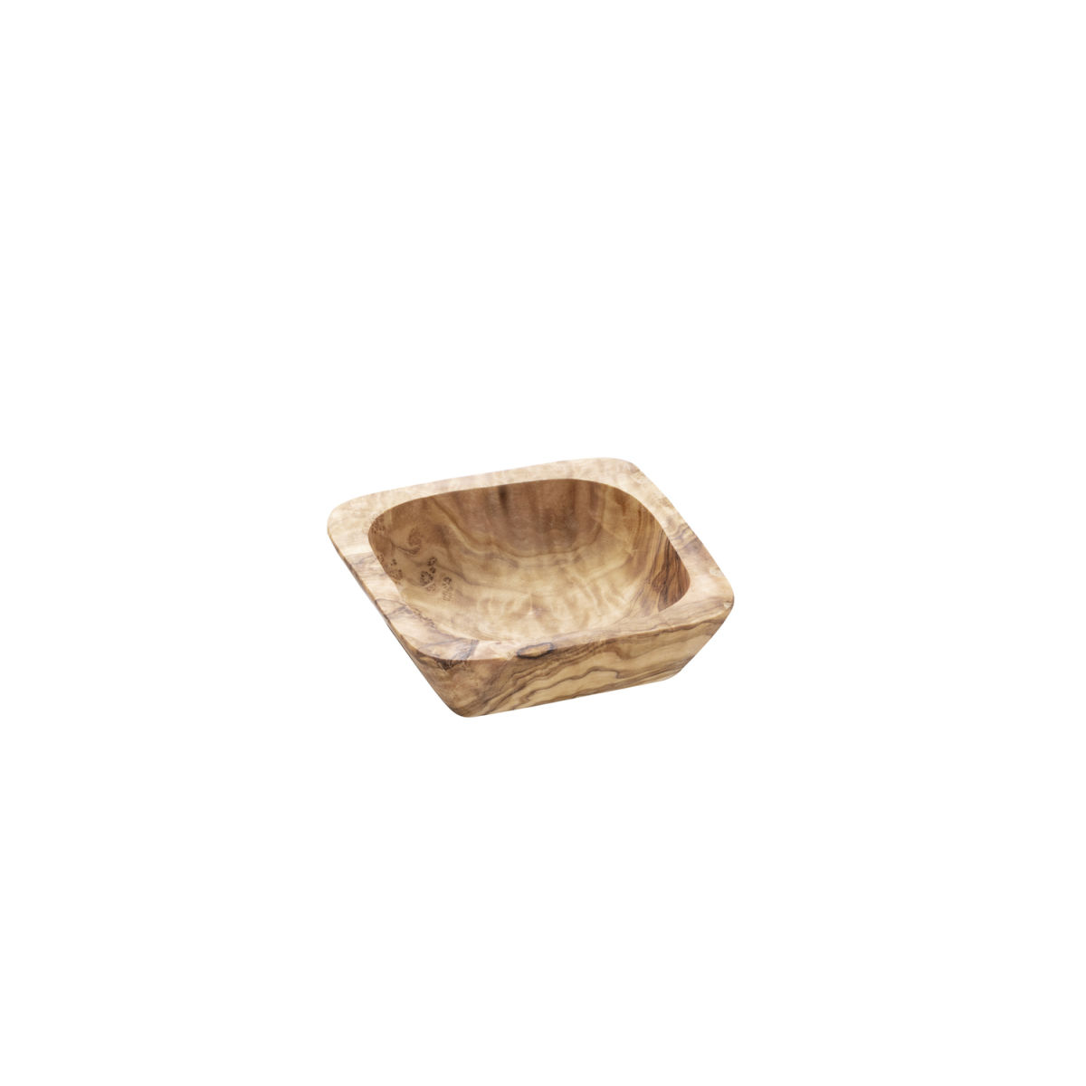 APS Schale OLIVE, Olivenholz 50 ml, 7.5x7.5x2.5 cm (LxBxH); braun