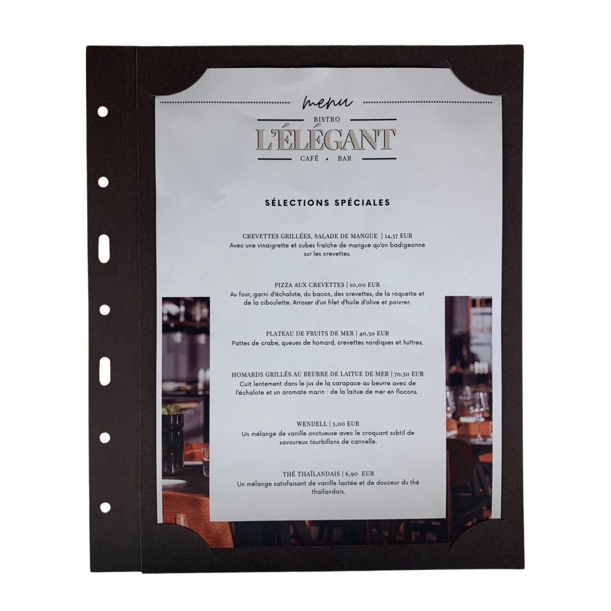 METAFICH 10 Trennblätter aus braunem Premium-Papier im DIN-A4-Format braun; 10 Stück / Pack