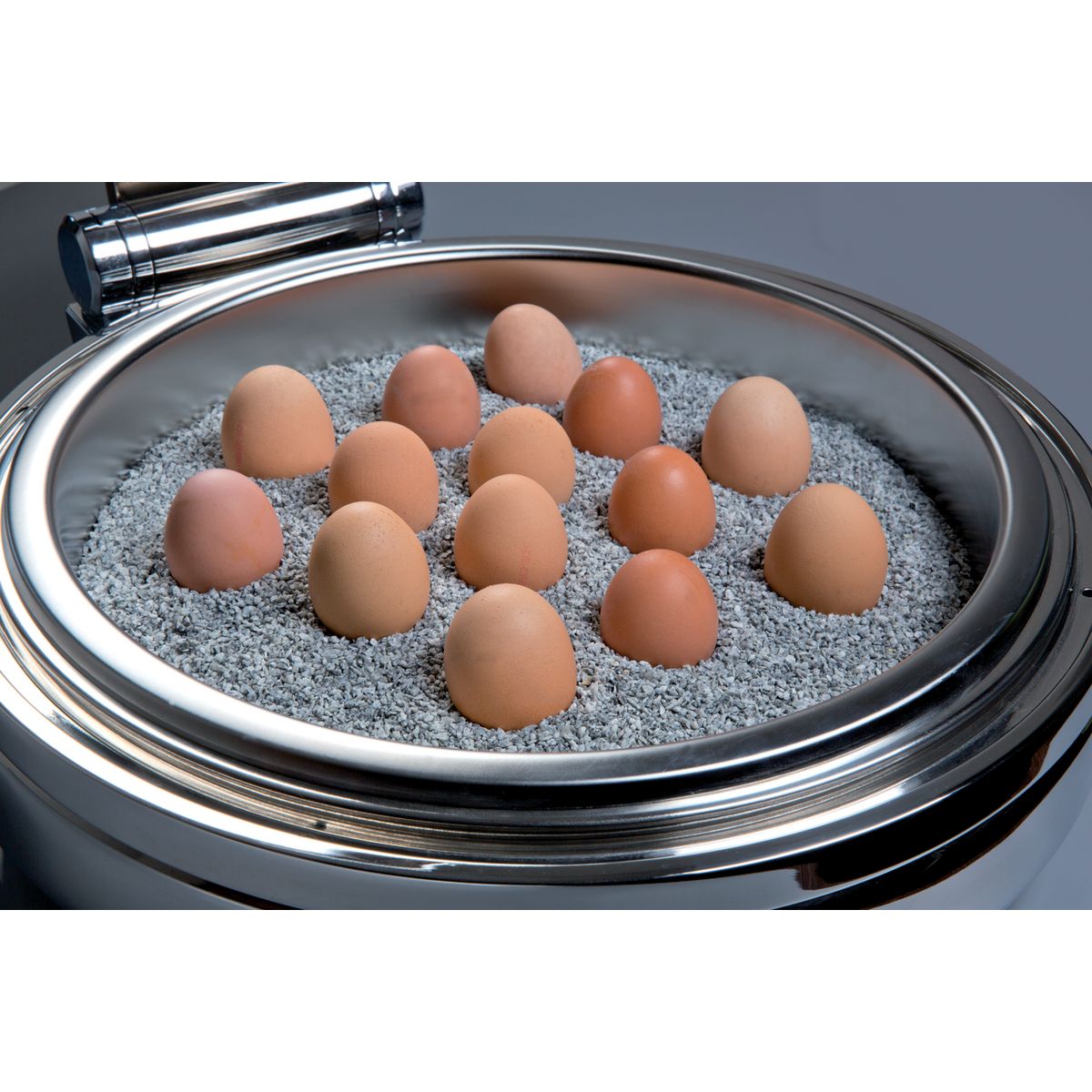 APS Wärme-Kies für Chafing Dishes Inhalt: 7 kg 7000 ml, 23x20 cm (BxH); grau