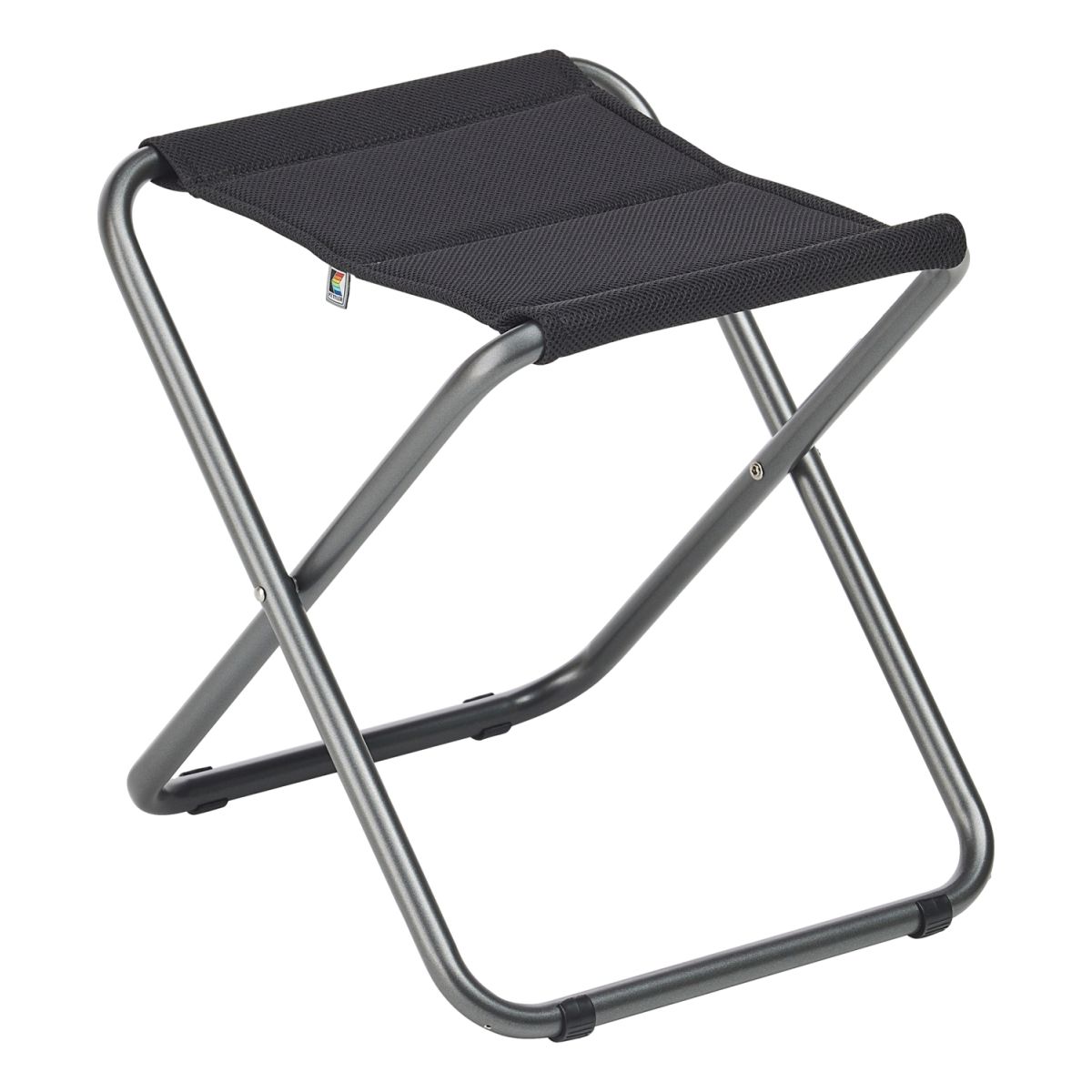 KETTLER Falthocker SLIGHT; 43x42x42x46 cm (BxTxLxH); Sitz schwarz, Gestell anthrazit