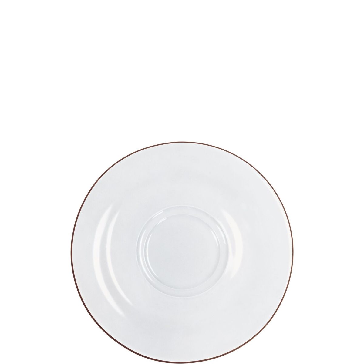 Kahla Untertasse Pronto Line 15.9x1.8 cm (ØxH); cocabraun; rund; 6 Stück / Pack