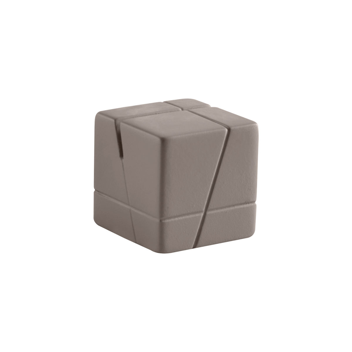 APS Kartenhalter Beton 3x3x3 cm (LxBxH); weiß; 4 Stück / Pack