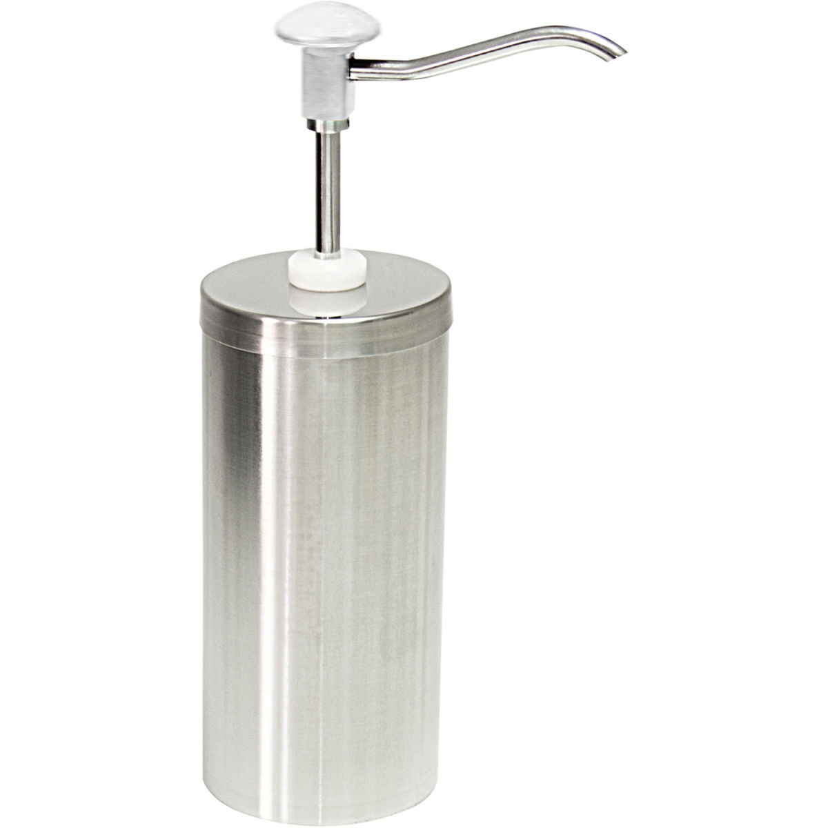 Schneider Druckknopf Dosierspender 2000 ml, 12x38 cm (ØxH); weiß/edelstahl