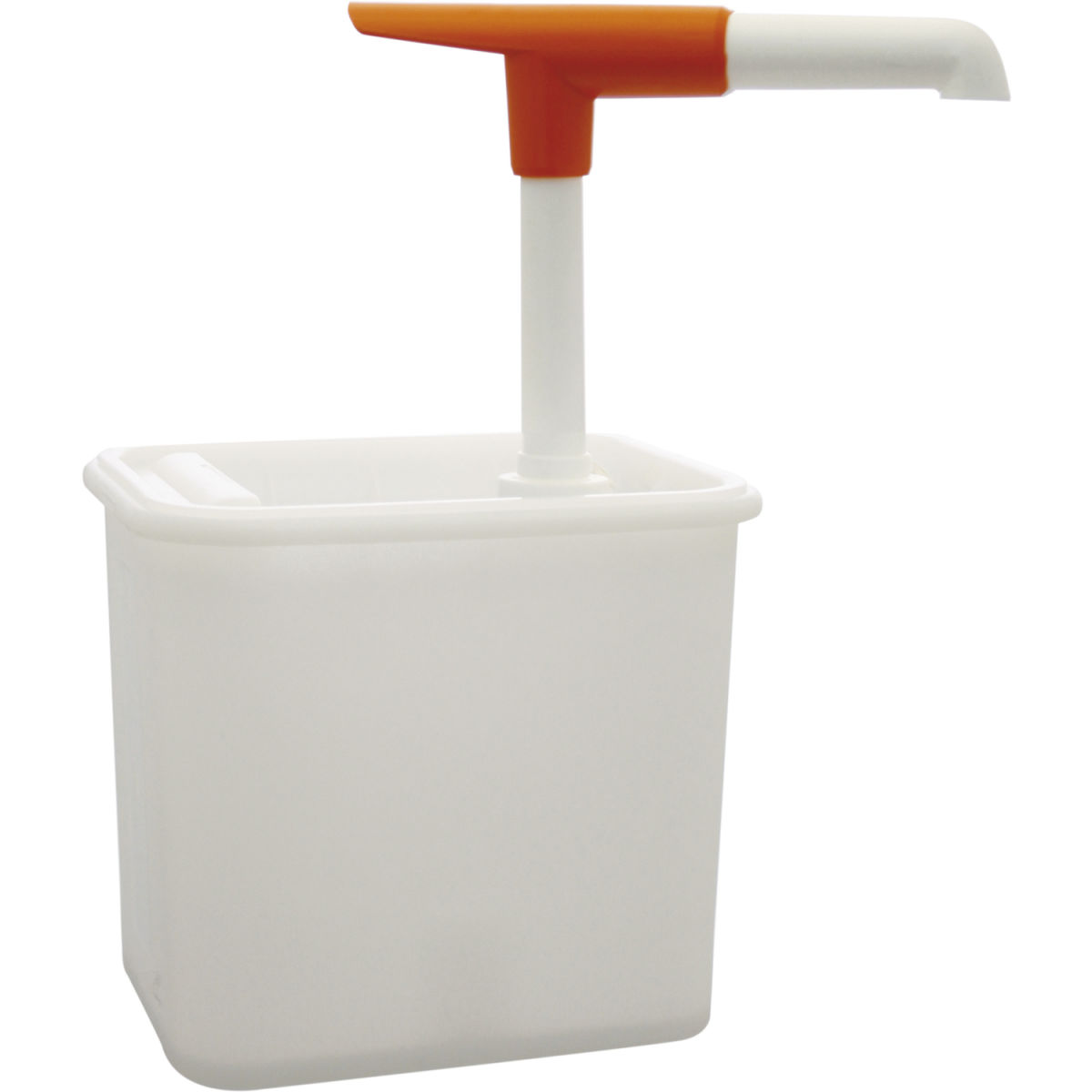 Schneider Druckknopf Dosierspender Materialmix 2000 ml, 17.5x14 cm (LxB); weiß