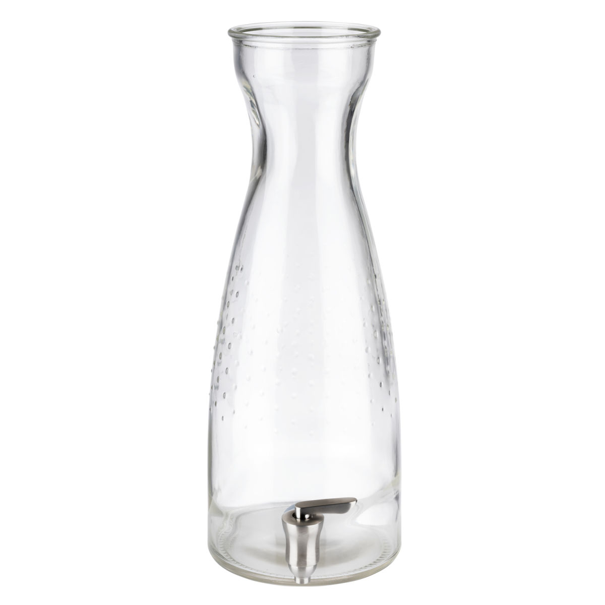 APS Glas inklusive Zapfhahn zu Getränkespender FRESH WOOD 15.5x20x15.5x42 cm (LxBxØxH); transparent