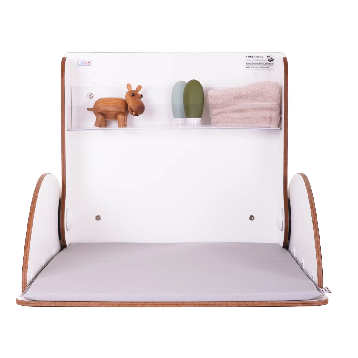 timkid Wandwickeltisch KawaSimplex 58.3x76x76.2 cm (BxTxH); weiß
