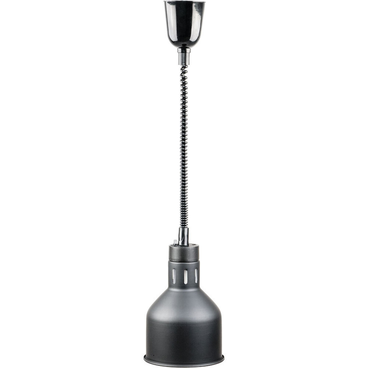 Stalgast Wärmelampe zur Deckenbefestigung, 0,25 kW, Ø 173 mm 17.5 cm (Ø); schwarz