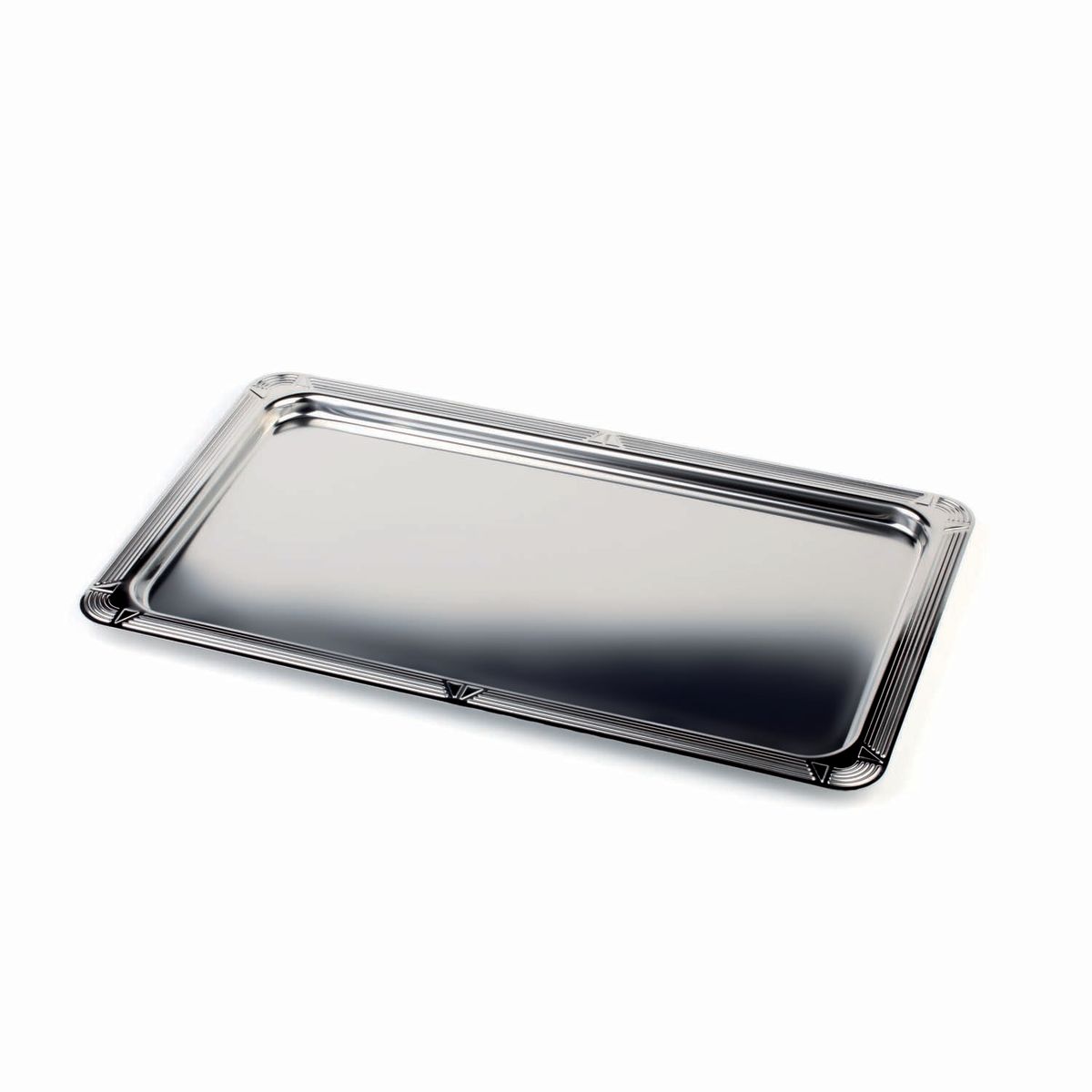 APS GN 1/1 Tablett PROFI LINE, Edelstahl 53x32.5x1.5 cm (LxBxH); silber; rechteckig