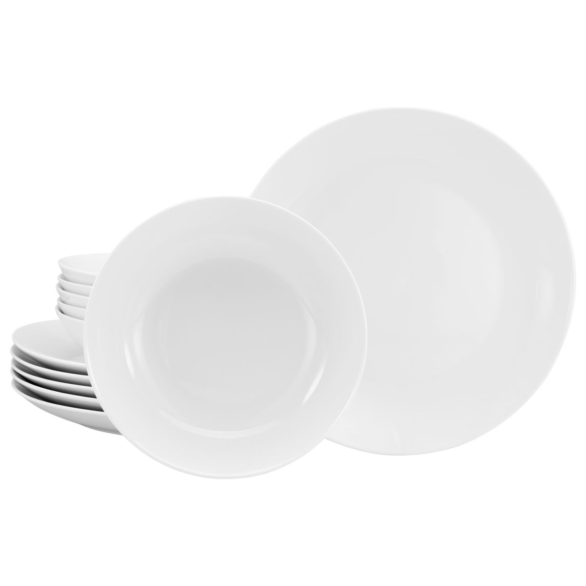 CreaTable Luna weiss - Tafelservice 12-tlg weiß