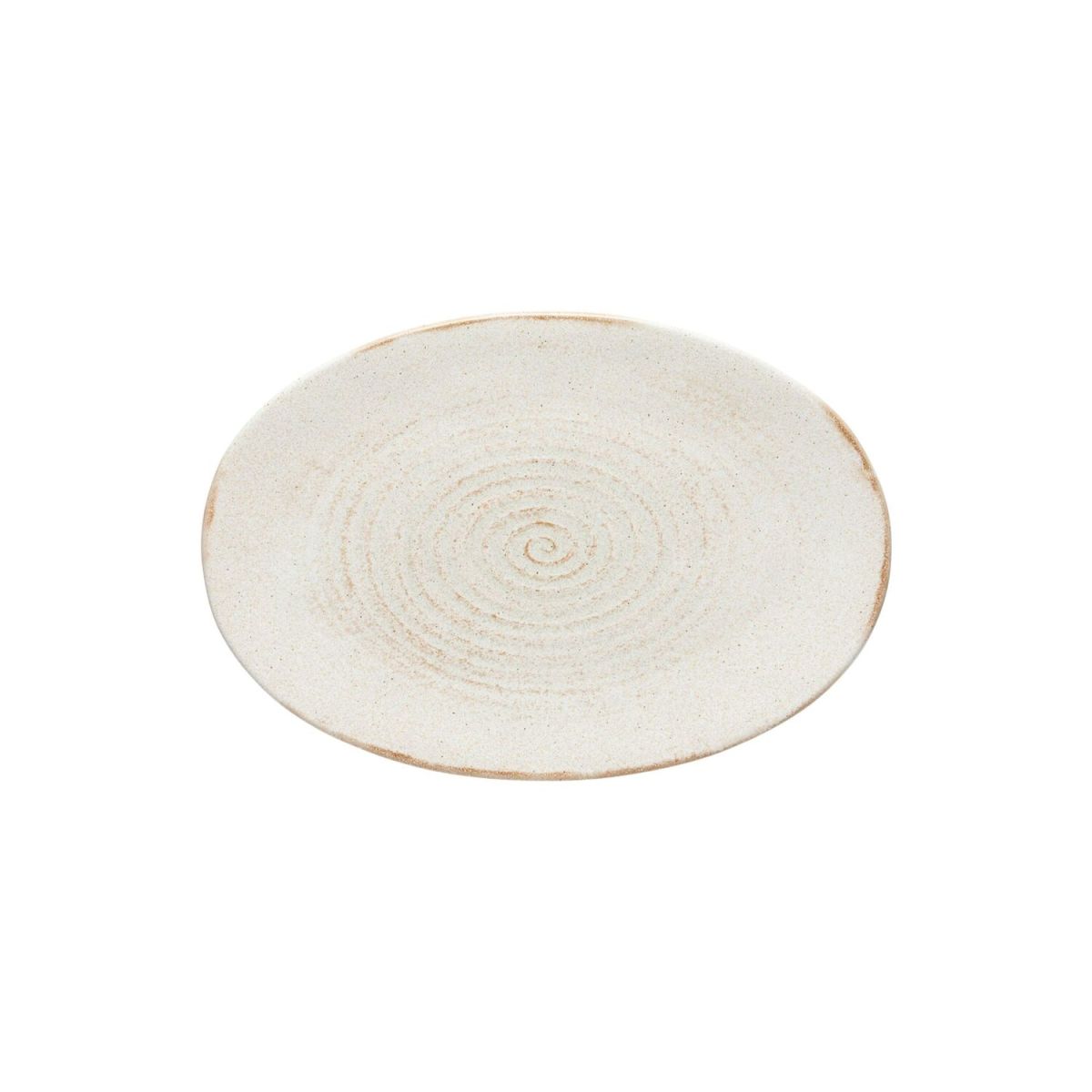 Costa Nova Ovaler Teller/Platte Vermont 27.5x18.8x1.5 cm (LxBxH); beige; oval; 4 Stück / Pack