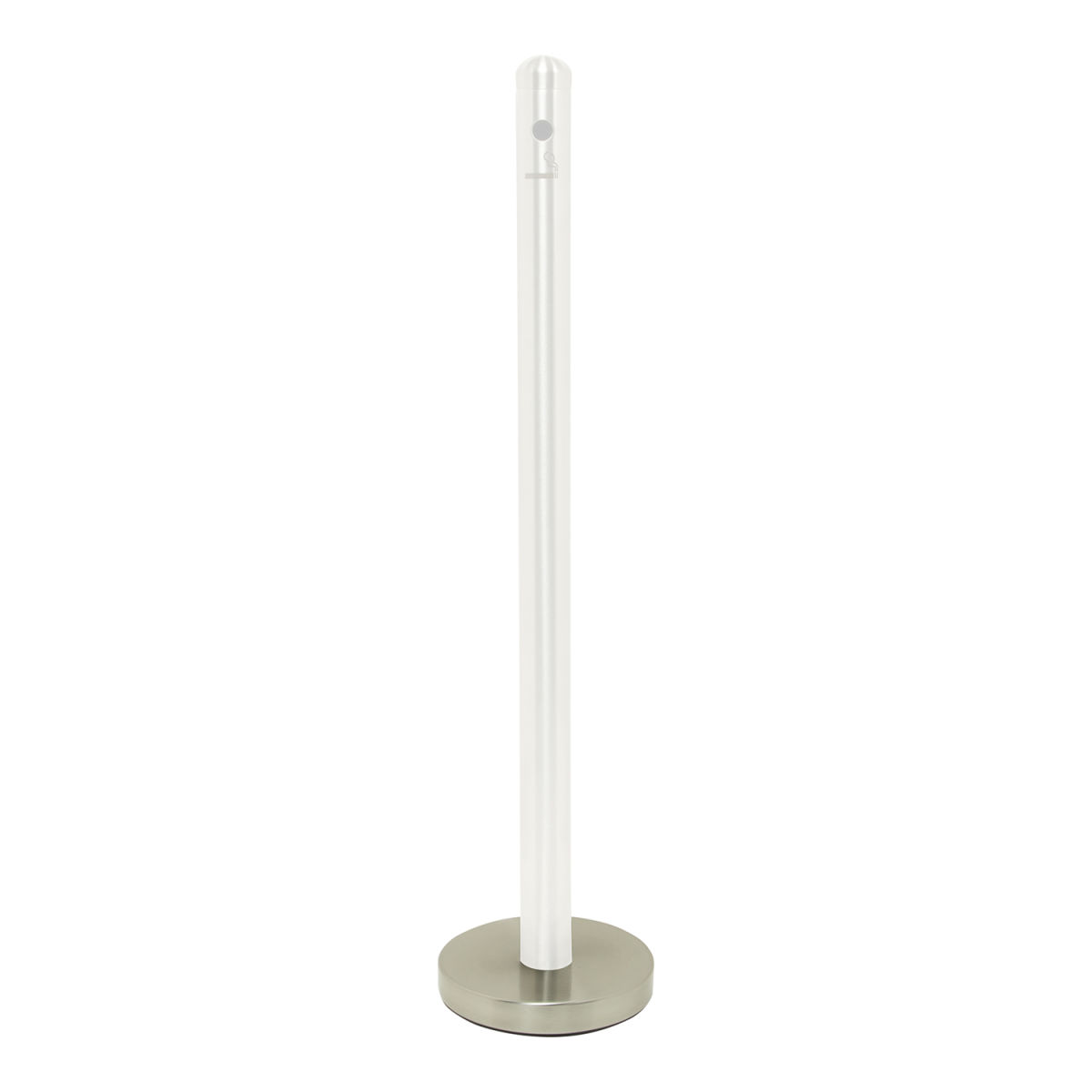 Posacenere da terra in acciaio inox Basis – 4 × 25 × 25 cm – 3,44 kg Securit; 25x4x3.44 cm (LxHxP); argento