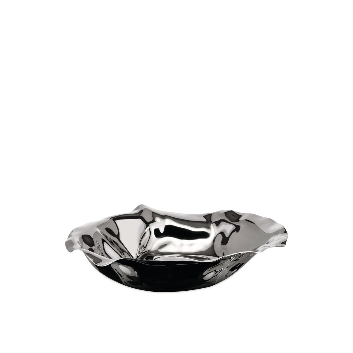Alessi Korbschale Sarrià; 27.5x6.5 cm (ØxH); silber