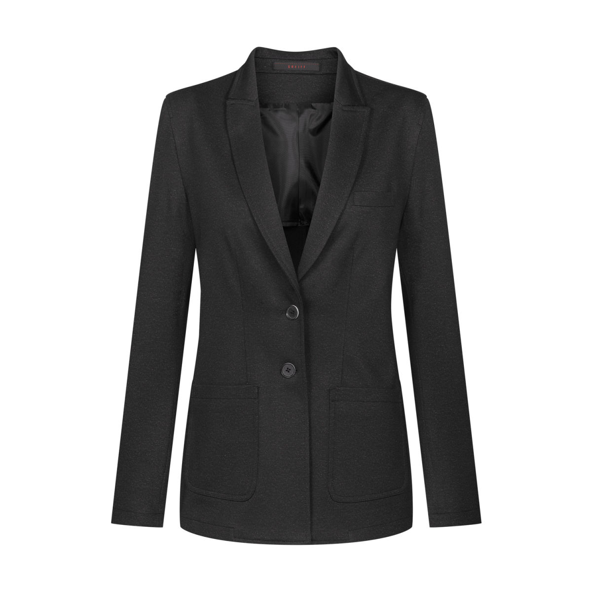 GREIFF Damen-Jerseylangblazer RF Casual Kleidergröße 36; anthrazit meliert