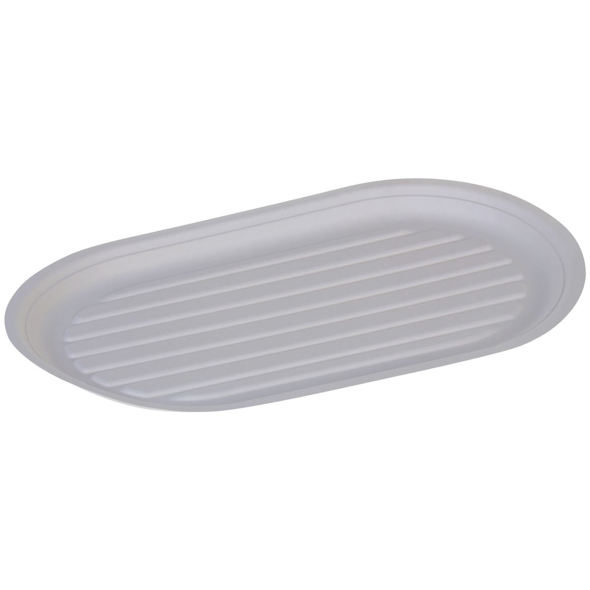 naturesse Platte oval Zuckerrohr 32 cm (B); weiß; 200 Stück / Pack