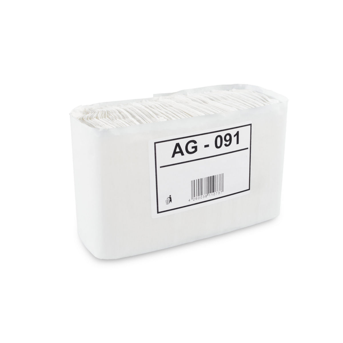 Plock Spenderservietten Compact, 1-lagig, hochweiß 24x30 cm (BxL); weiß; 10800 Stück / Pack