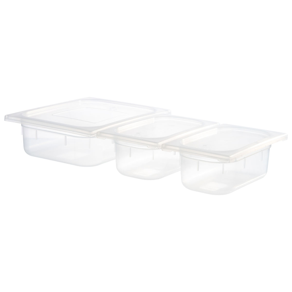 APS GN 1/2 Deckel, Polypropylen; GN 1/2, 32.5x26.5 cm (LxB); transparent; rechteckig