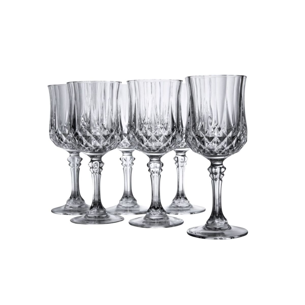 LONGCHAMP ECLAT - 6 pezzi calice da vino rosso 25 cl CreaTable; 250 ml, 7.5x18.5 cm (ØxH); trasparente; 6 pz. / Pacco