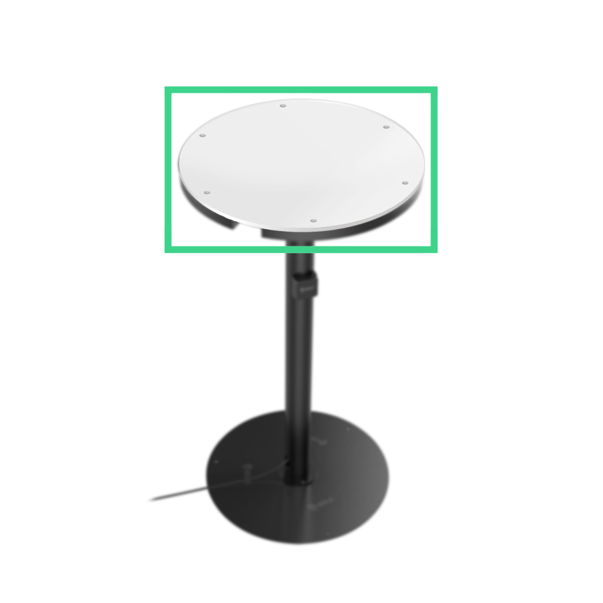akkut Acryl-Tischplatte für CHAT LIGHT transparent