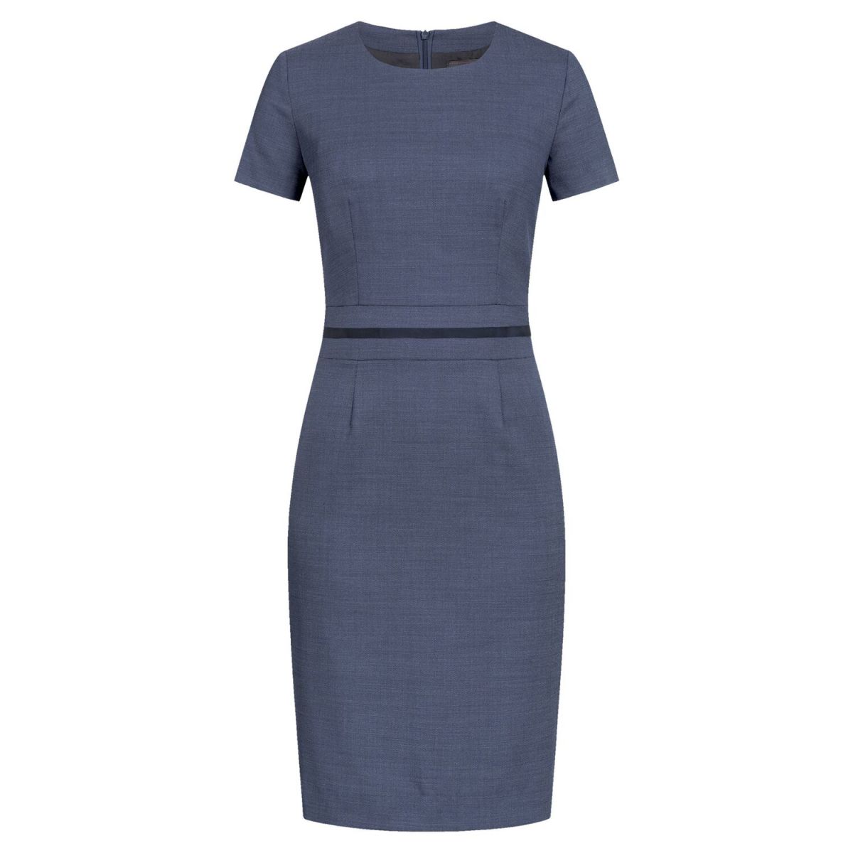 GREIFF Damen-Etuikleid RF Modern 37.5 Pinpoint Kleidergröße 38; blau, Paspelierung blau
