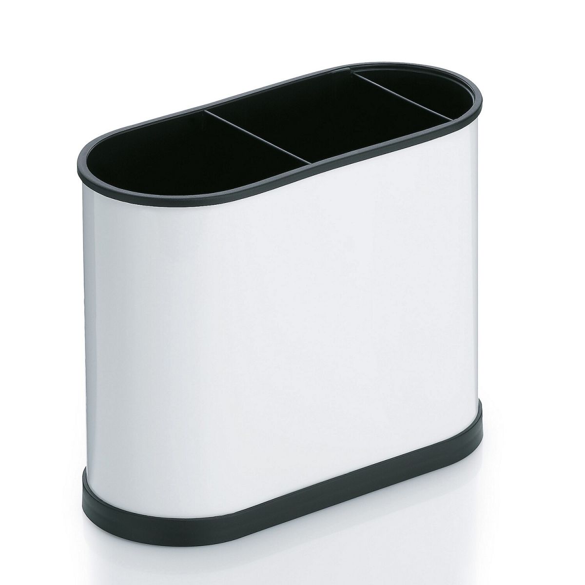 Scolaposate Benito in metallo kela; 22x10x18 cm (LxLxH); bianco; ovale