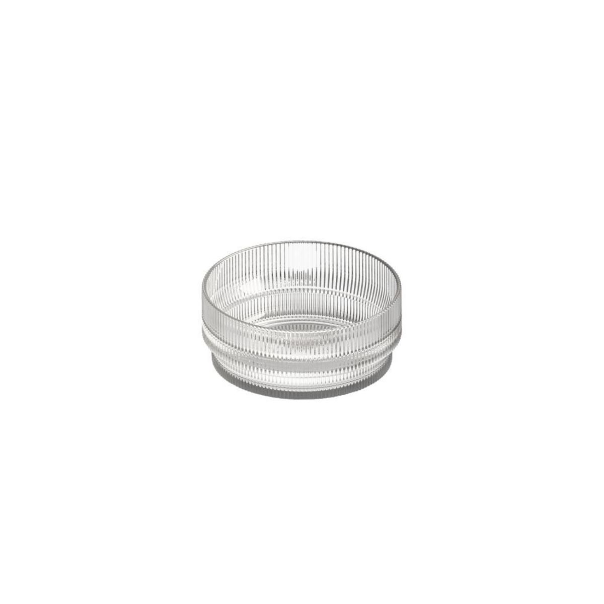 APS Schale -THE GRID-; 350 ml, 12.5x5.5 cm (ØxH); transparent; 12 Stück / Pack