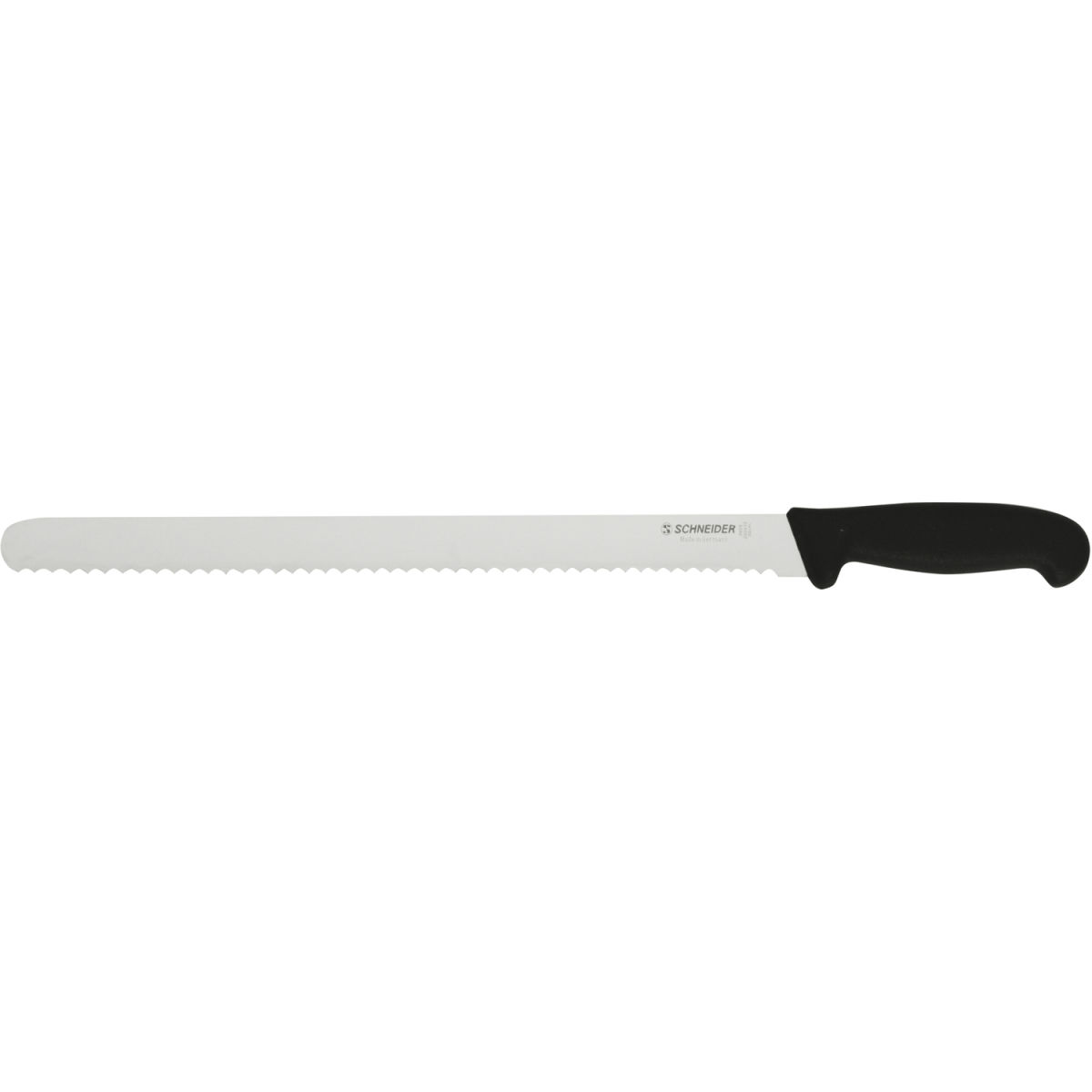 Schneider Konditormesser Wellenschliff Vakuum-gehärtet Klingenlänge 30 cm, 30 cm (L); schwarz