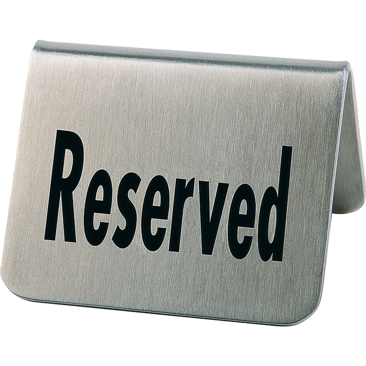 APS Tischaufsteller Reserved 5.5x5x3.5 cm (LxBxH); edelstahl; 2 Stück / Pack